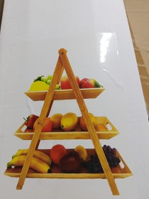 سلة البامبو 3 رفوف